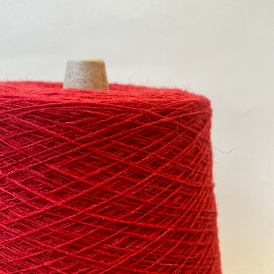 Single Ply Wool Blend - Crimson Red