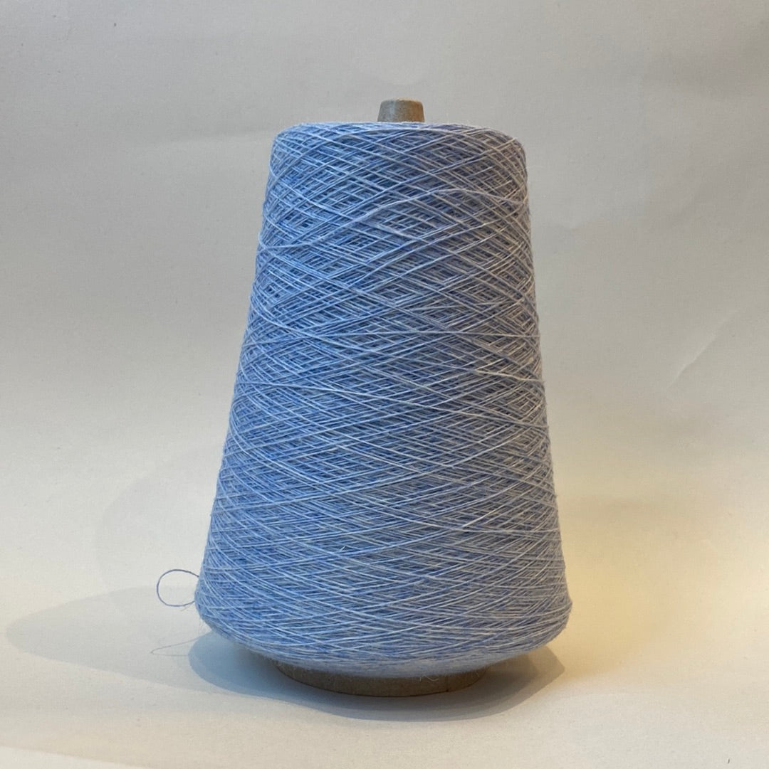 Single Ply Wool Blend - Blue Braids