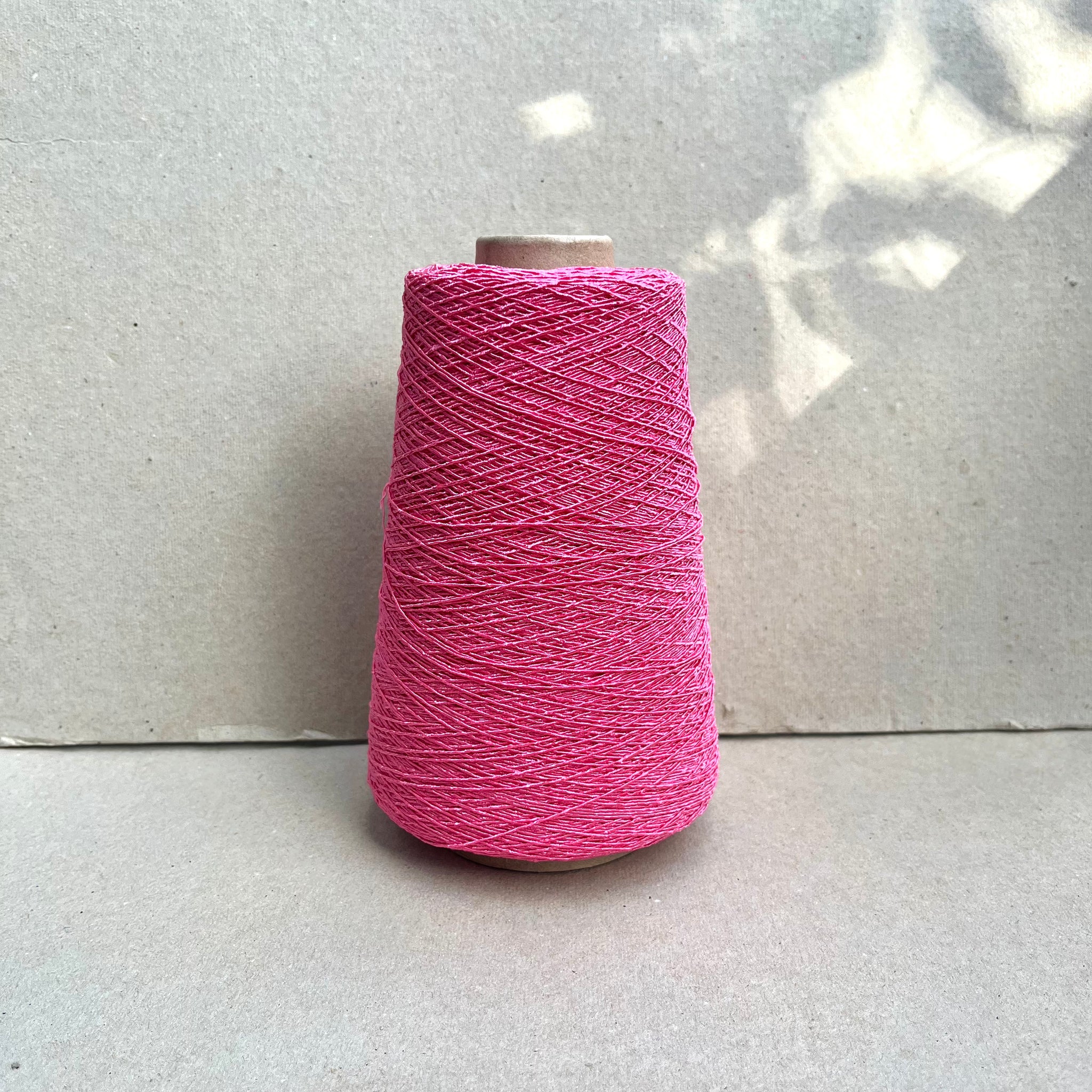 Shiny Cotton Blend Cord - Beau Pink