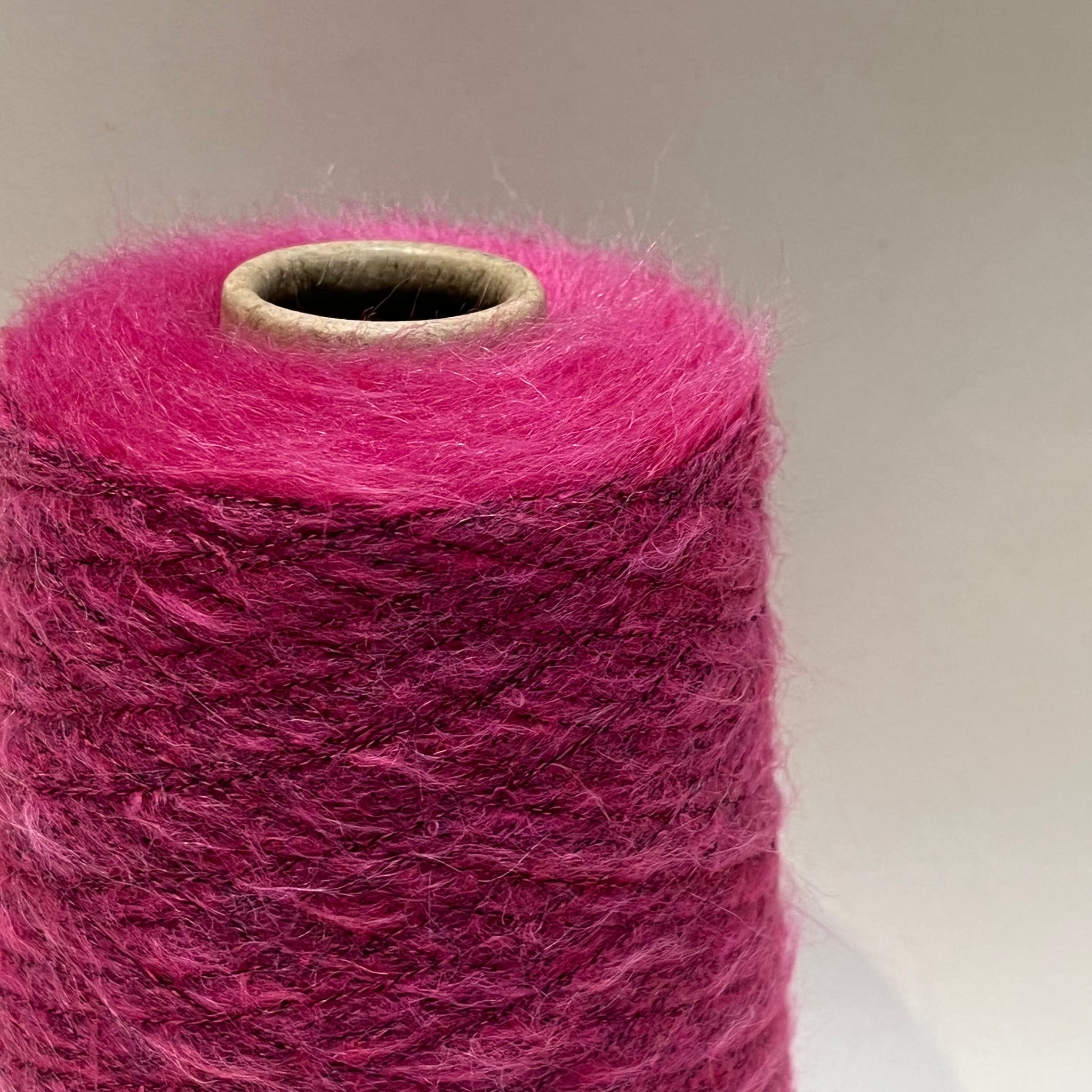 Fine Mohair Stretch - Pink Leopard's Baby