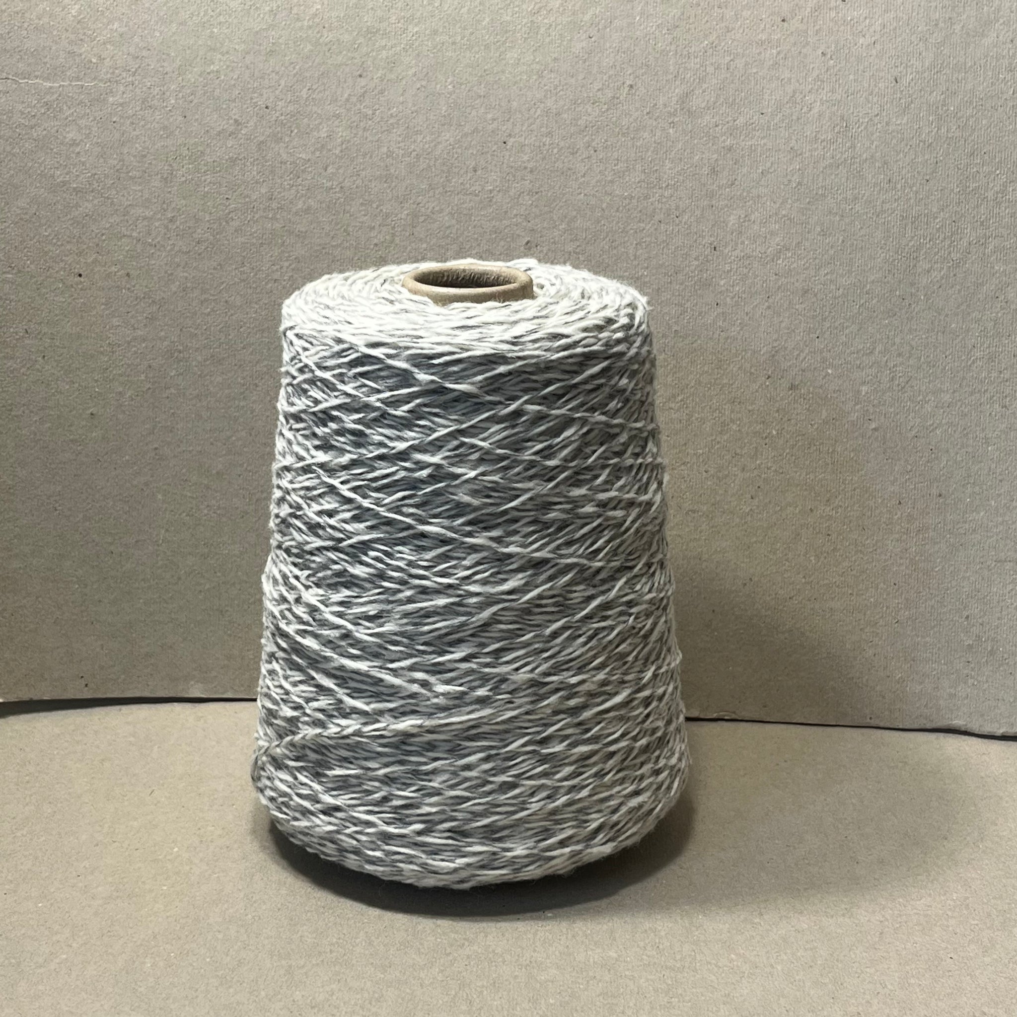 2 Ply Wool - White Grey Marl