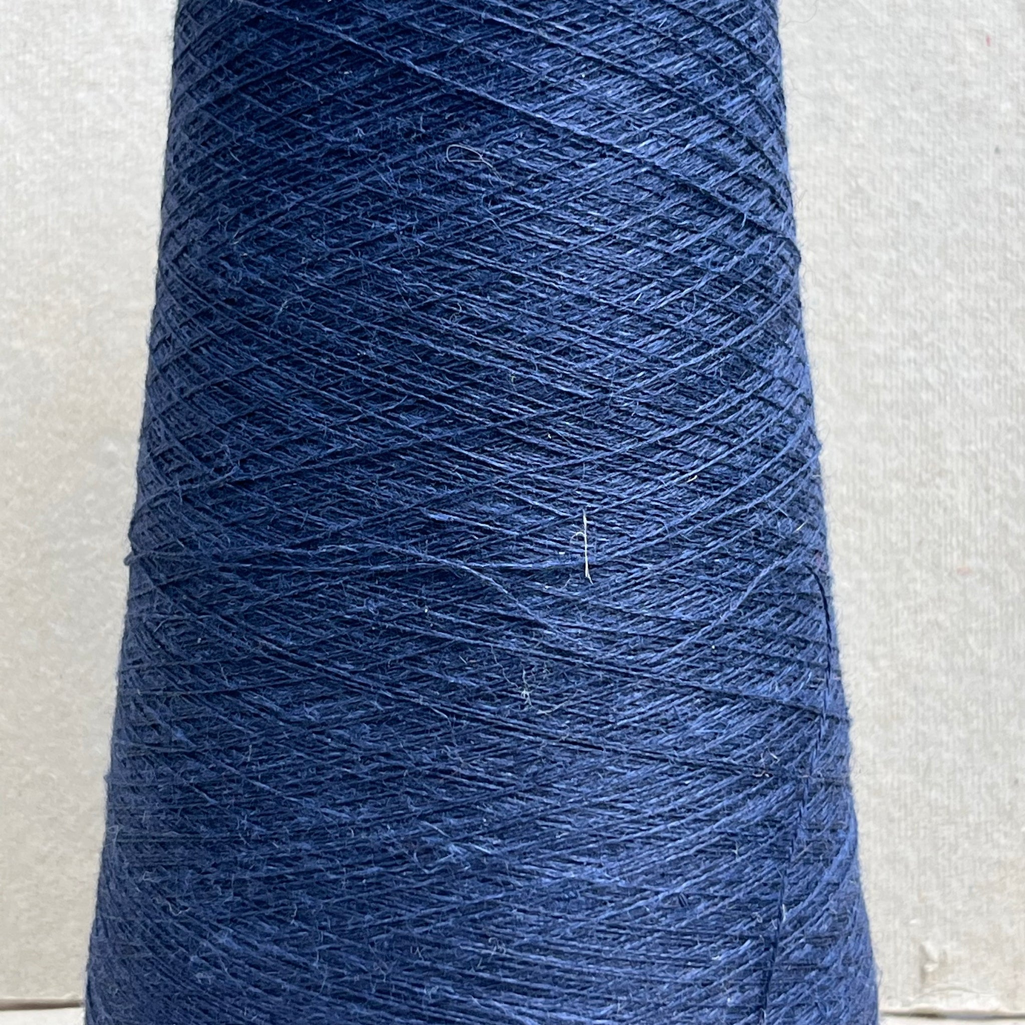 Silk/ Linen Wool Blend - Uniform Blue