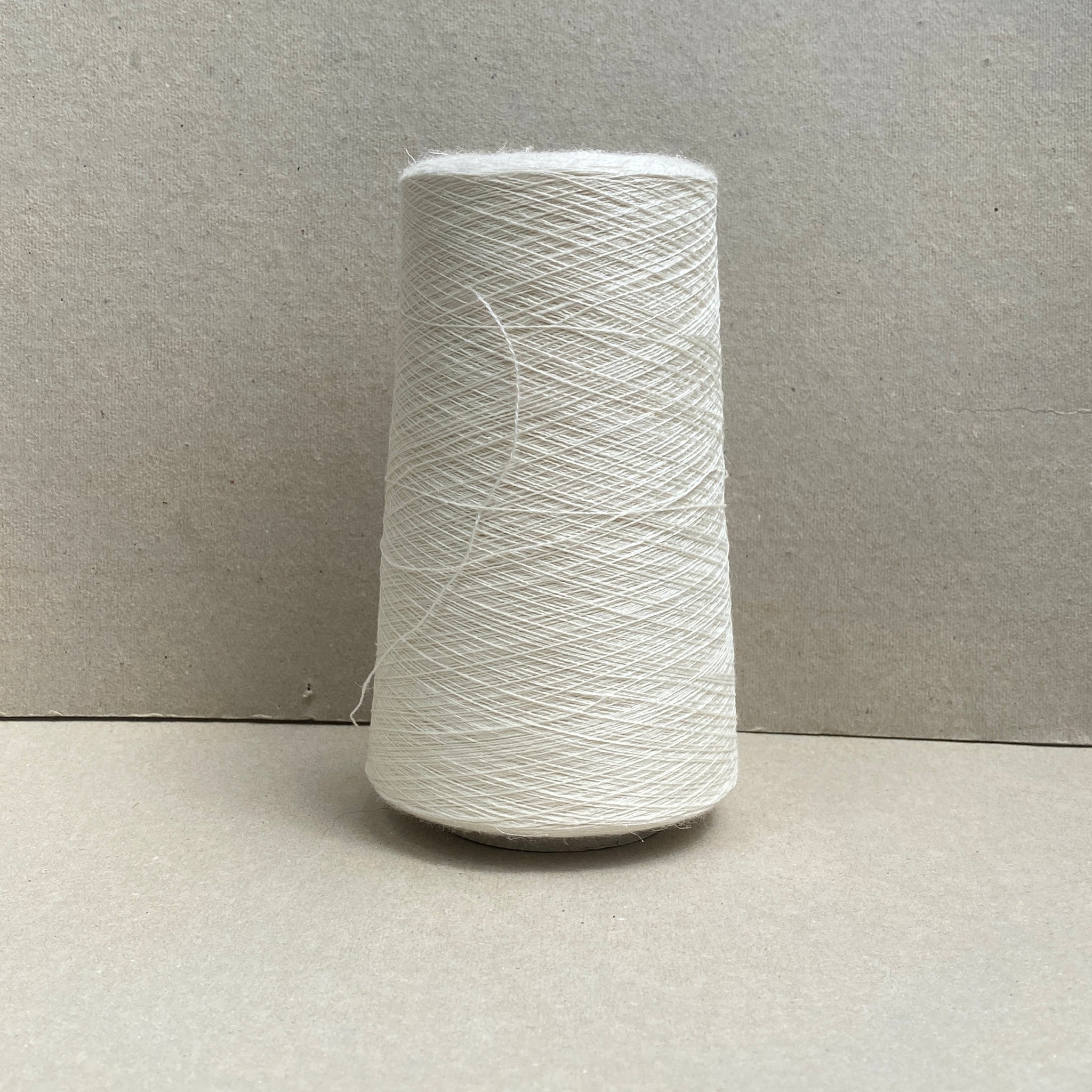Silk/ Linen Wool Blend - Natural White