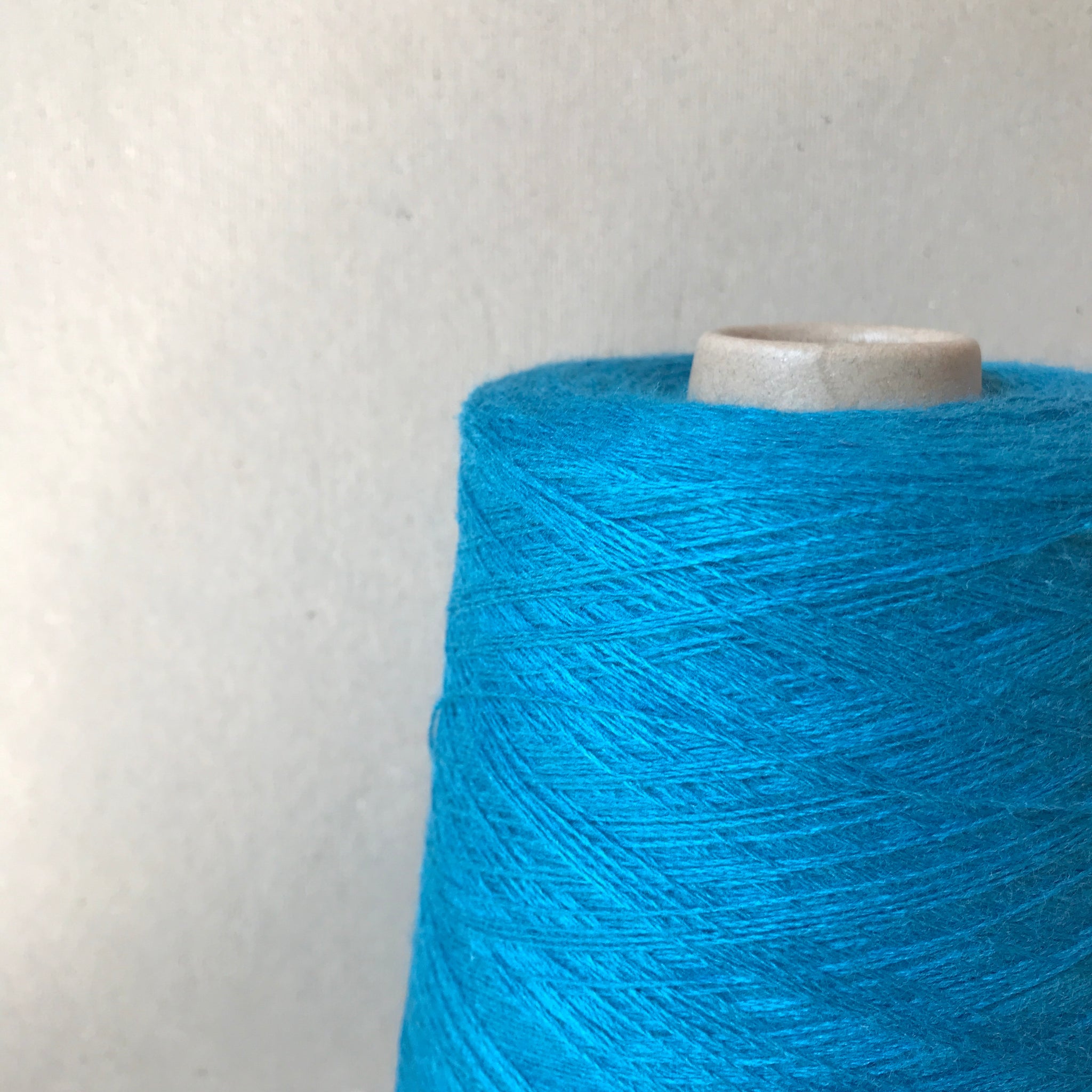 Wool/Cotton Blend - Peacock Blue