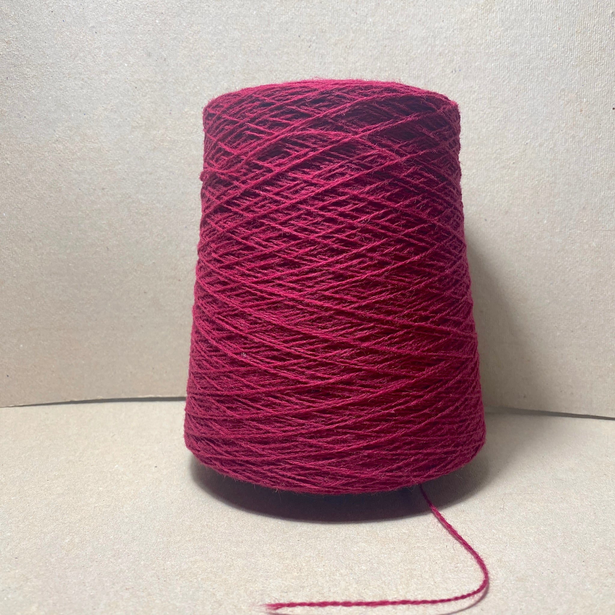 2 Ply Pure New Wool - Cranberry